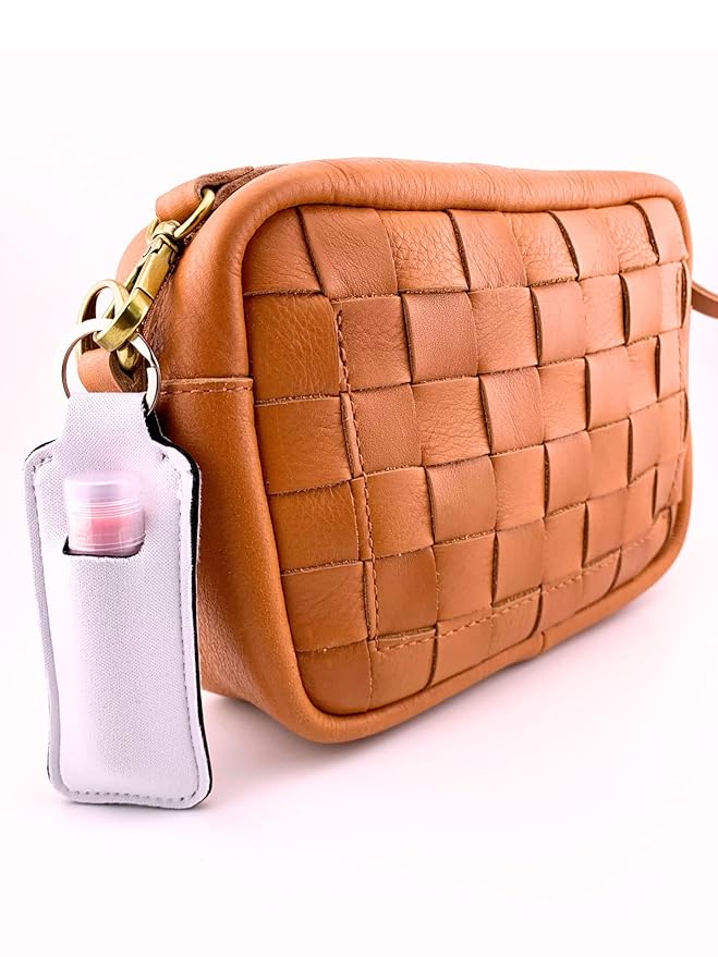 Vegan Lip Balm Set - Pack of 6 Soothing Touch Lip Balms. Includes Muslin Pouch and Lip Balm Holder (White): Lavender Coconut, Vanilla Chai, Vanilla Rose, Coconut Lime, Lemon Cardamom, Grapefruit-BrightBean Baby