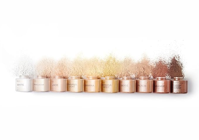 Revolution Beauty, Loose Baking Powder, Makeup Setting Powder, Long Lasting Coverage, Mattifies & Reduces Shine, Banana Deep, 1.13 Oz-BrightBean Baby