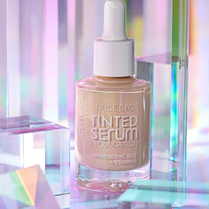 Catrice | Nude Drop Tinted Serum Foundation | Lightweight, Hydrating, Buildable Coverage | Enriched with Hyaluronic Acid & Vitamin E | Vegan & Cruelty Free (040N)-BrightBean Baby