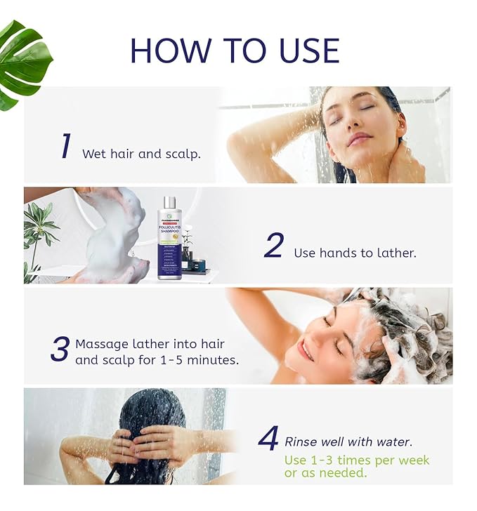 Anti-Fungal Shampoo for Itchy, Dry Scalp – Supports Scalp Health, Helps with Folliculitis, Seborrheic Dermatitis & Scalp Flaking-2 Pack-BrightBean Baby