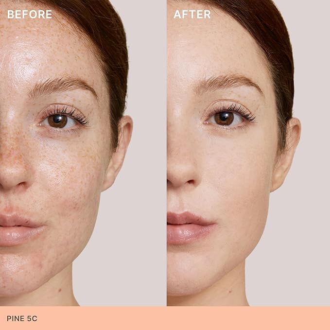 ILIA - Skin Rewind Complexion Stick - Foundation + Concealer + Skincare | Non-Toxic, Vegan, Cruelty-Free, Clean Makeup (5C - Pine, 0.35 oz | 10 g)-BrightBean Baby
