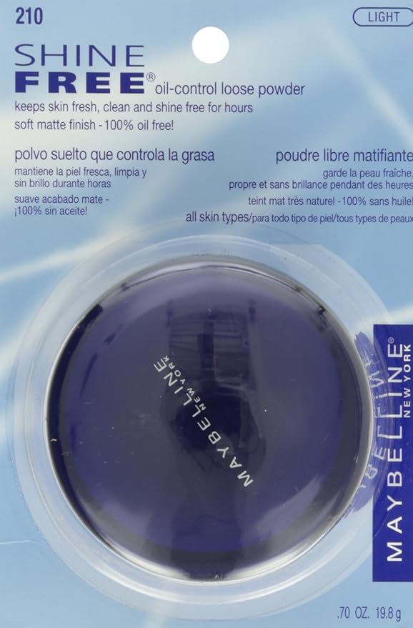 Maybelline New York Shine Free Oil Control Loose Powder, Light-BrightBean Baby