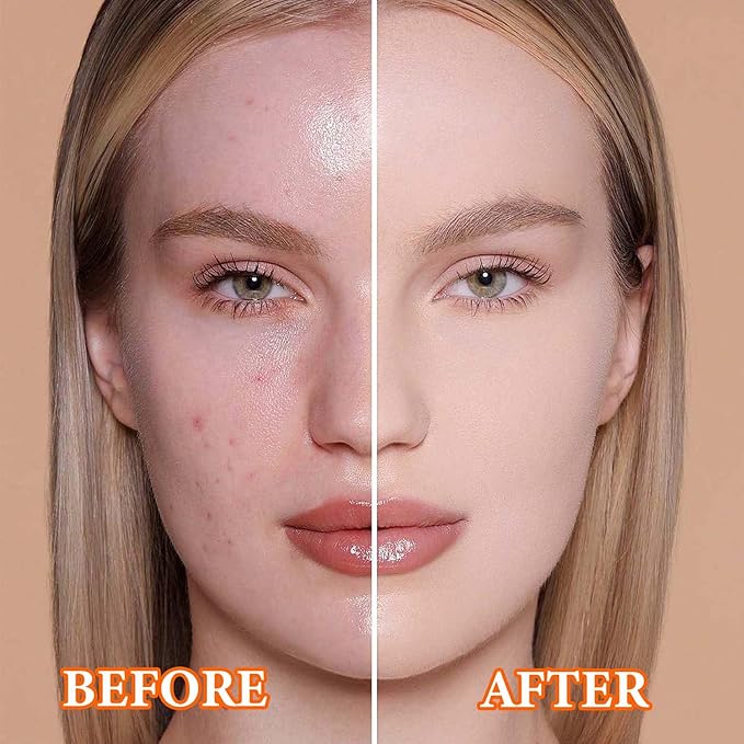 Oil Control Loose Face Powder,Translucent Setting Powder With a Powder Puff Long Lasting Makeup Covering Blemishes Brightens Skin Tone,Natural Matte Loose Powder for Women(1)-BrightBean Baby