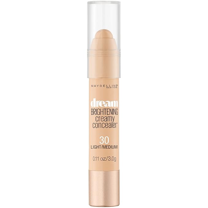 Maybelline Dream Brightening Creamy Concealer, Light/Medium, 0.11 oz.-BrightBean Baby