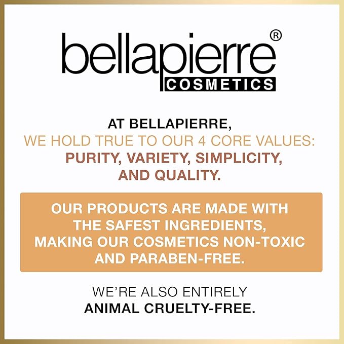 bellapierre Compact Mineral Foundation SPF 15 | Vegan & Cruelty Free Natural Makeup | Full Coverage Matte Foundation | Hypoallergenic | Oil & Talc Free - 0.35 Oz - Ivory-BrightBean Baby