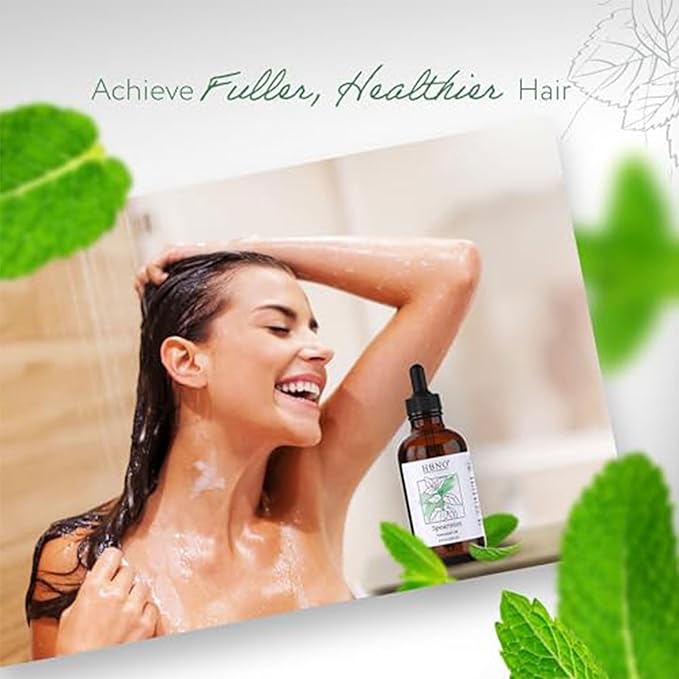 HBNO Spearmint Essential Oil - Huge 4 oz (120ml) Value Size - Natural Spearmint Oil - Perfect for Cleaning, Aromatherapy, DIY, Soap & Diffuser -BrightBean Baby