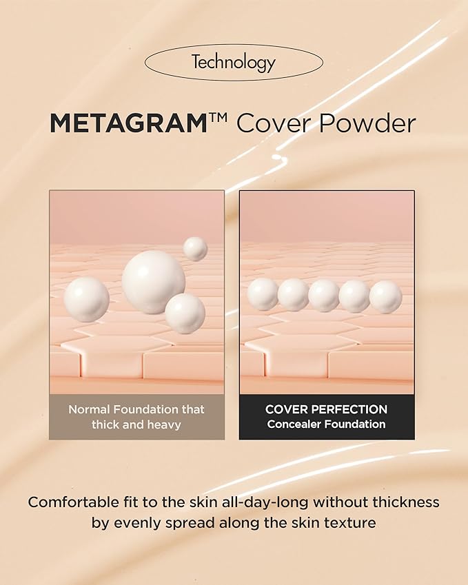 THESAEM Cover Perfection Concealer Foundation - 24H Coverage, Light Liquid Texture - Ideal for Oily, Combination Skin, Provides Semi-Matte, Smooth Finish, 1.01 fl.oz. (1.5 Natural Beige)-BrightBean Baby
