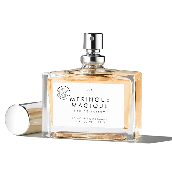 Le Monde Gourmand Meringue Magique Eau de Parfum, Gemeni Bakes Collaboration - 1 fl oz (30 ml) - Praline, Orange, Gardenia Perfume Notes-BrightBean Baby