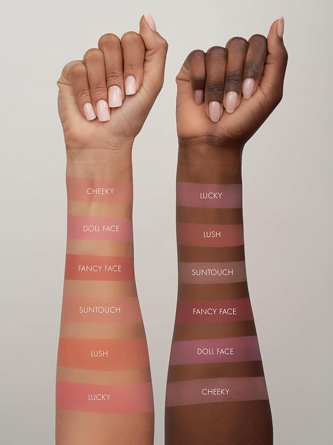 SWEED - Air Blush Cream | High Pigmented, Velvet Finish | Vegan, Cruelty-Free, Clean Beauty (Lucky, 1.4 oz | 40 g)