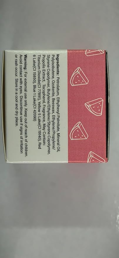 2 PCS Bee Lip Balm Honey Pot, Watermelon & Strawberry Sleeping Lip Mask Overnight, Hydrating Prevention Dry and Cracked Lip Scrub, Reduces Lip Lines, Brightening Lip Color-BrightBean Baby