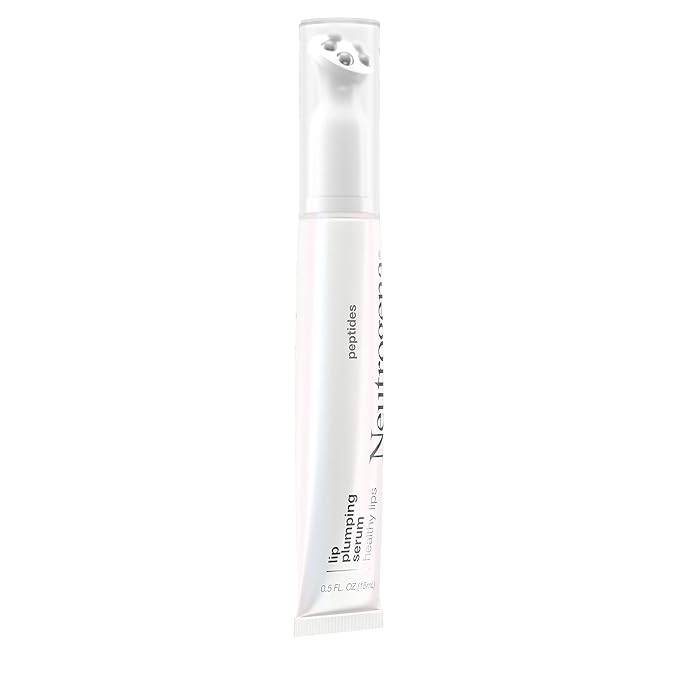Neutrogena Healthy Lips Plumping Serum, Lip Enhancer with Peptides Nourishes and Promotes the Appearance of Naturally Fuller and Plumper-Looking Lips, 0.5 fl. oz-BrightBean Baby