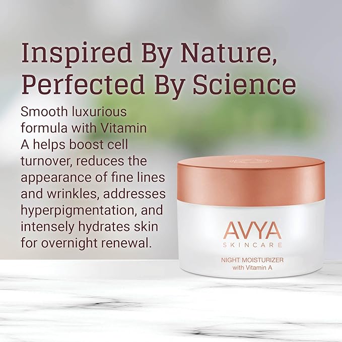 AVYA Night Moisturizer (1.7oz) - Advanced Ayurvedic Skincare/Retinol Cream with Antioxidants/Reduces Fine Lines and Wrinkles-BrightBean Baby