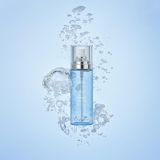 Cryogenic Activator (100ml / 3.38oz) – Facial Mist Toner for Hydrating, Soothing, and Cooling, Naturally Derived Deep Sea Water with Pure Oxygen, Suitable for All Skin Types-BrightBean Baby