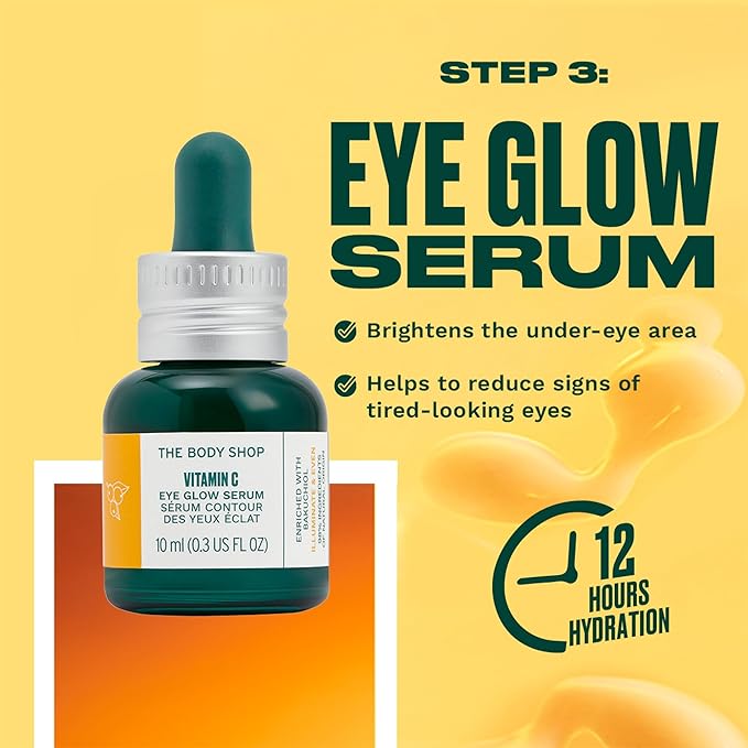 The Body Shop Vitamin C Eye Glow Serum - Illuminating And Brightening For Eye - 0.3 Fl Oz-BrightBean Baby
