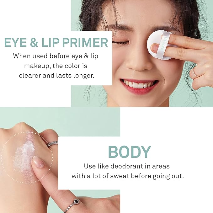 SAAT INSIGHT Anewm Sebum Control Drying Powder 5g - Oil Control Powder for Long-Lasting Clean Skin, Sebum Control Blotting Powder to Provide Transparent Makeup Finish, and Blur Fine Lines & Pores-BrightBean Baby