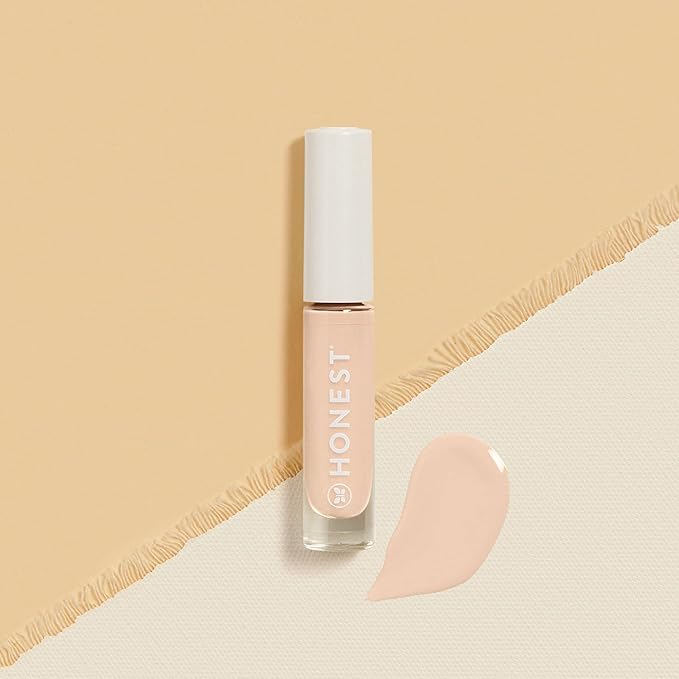 Honest Beauty Fresh Flex Concealer with Niacinamide + Vitamin E + Hyaluronic Acid | Vegan + Cruelty free | Ivory, 0.17 fl oz-BrightBean Baby