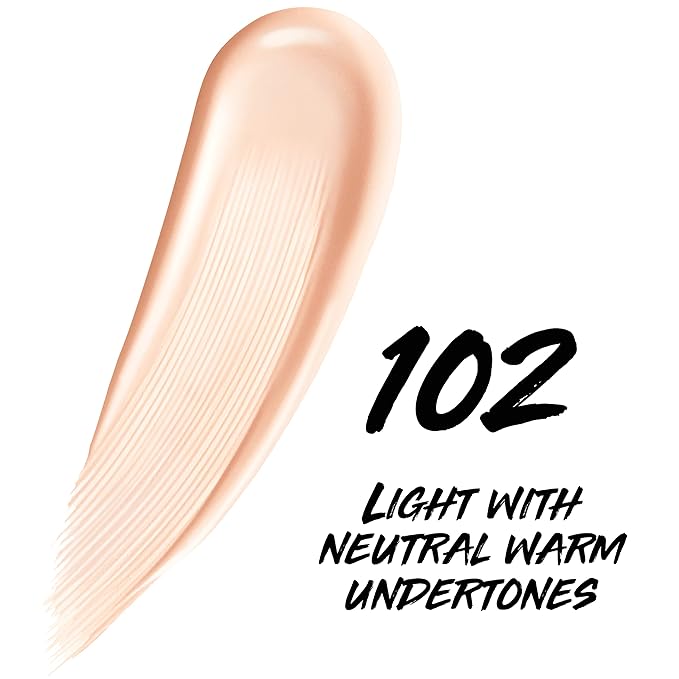 Maybelline Super Stay Up to 24HR Skin Tint, Radiant Light-to-Medium Coverage Foundation, Makeup Infused With Vitamin C, 102, 1 Count-BrightBean Baby
