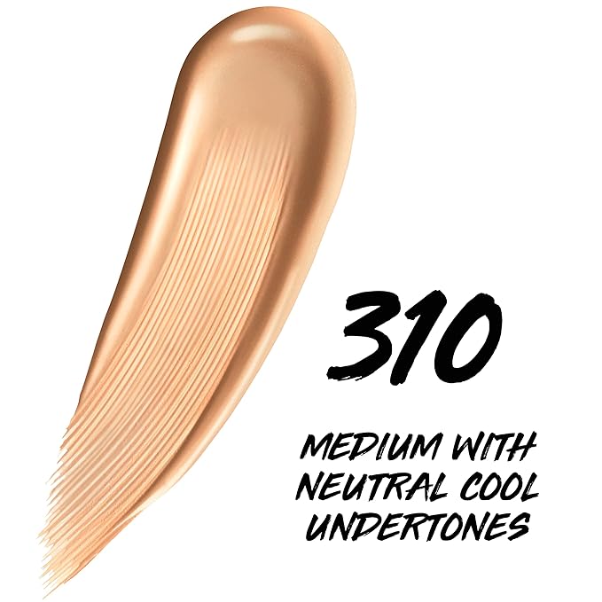 Maybelline Super Stay Up to 24HR Skin Tint, Radiant Light-to-Medium Coverage Foundation, Makeup Infused With Vitamin C, 310, 1 Count-BrightBean Baby