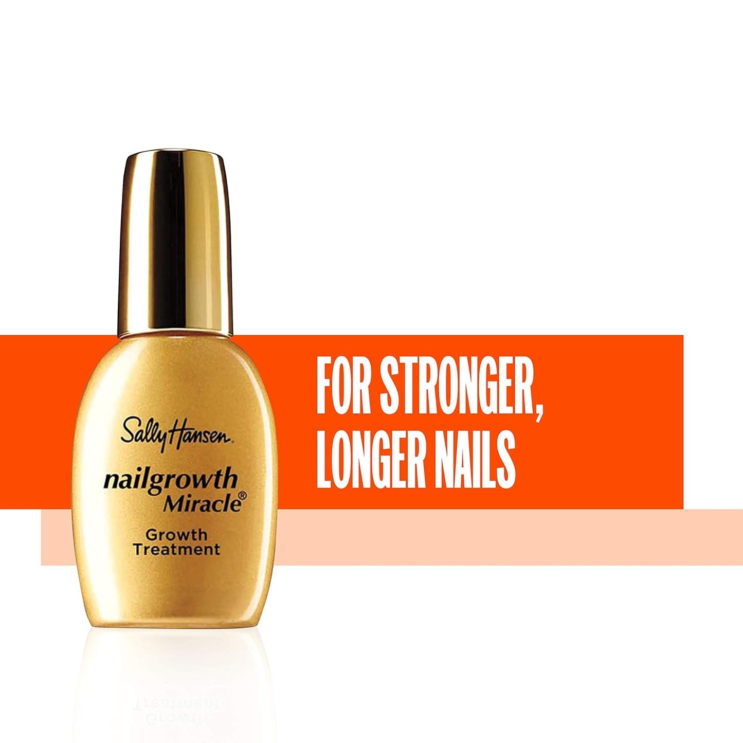 Sally Hansen Diamond Strength®, Nail Hardener, Nail Growth, Protective Layer, Clear Nail Polish-BrightBean Baby