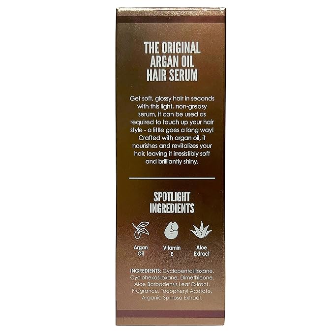 HerStyler Advanced Argan Oil Hair Serum for Women - Anti Frizz Serum for Hair - for Frizzy, Dry and Damaged Hair - Nourishing - 2.36 Fl Oz / 70 Ml (1 Pack)-BrightBean Baby