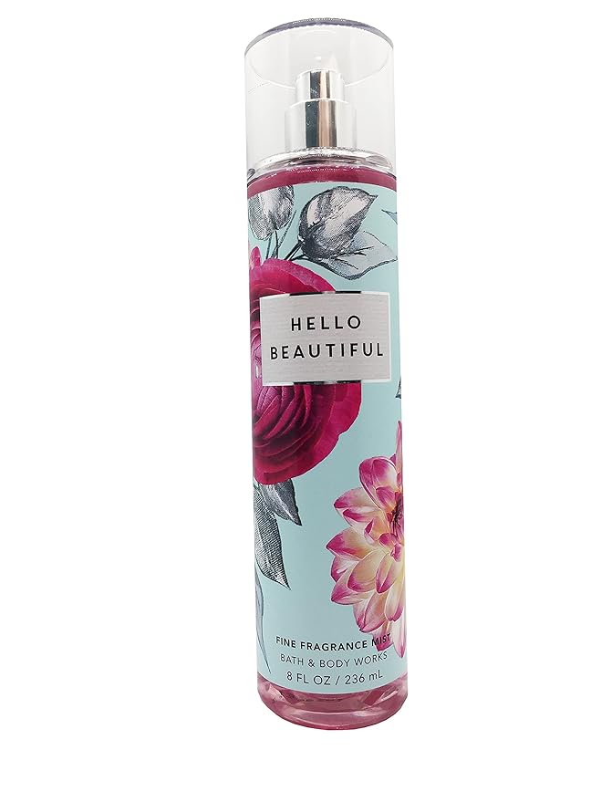 Bath & Body Works Fine Fragrance Mist Hello Beautiful-BrightBean Baby