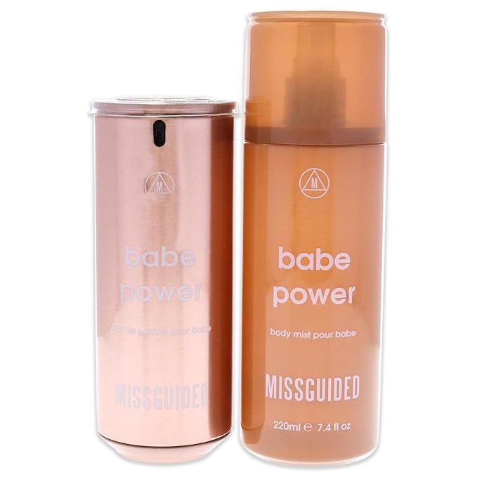 Babe Power Women 2.7oz EDP Spray, 7.4oz Body Mist 2 Pc Gift Set-BrightBean Baby