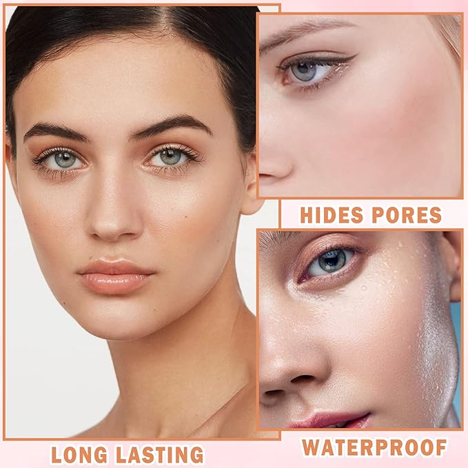 2PCS Setting Powder Loose Face Powder Matte Soft Smooth Oil Control Long Lasting Loose Setting Powder Makeup for Natural Flawless(01#Translucent+02# Pink Complexion)-BrightBean Baby