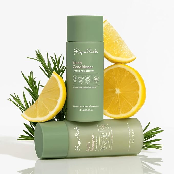 Rizos Curls Travel Biotin Wash Bundle-BrightBean Baby