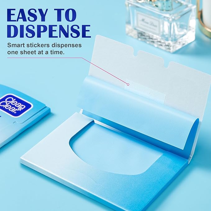 Oil Blotting Sheets From China Replacment for Clean&Clear Oil Absorbing Sheets,2 Pack(total 120sheets) Oil Control Film for Face,High-performance Handy Face Blotting Paper for Oily Skin-BrightBean Baby