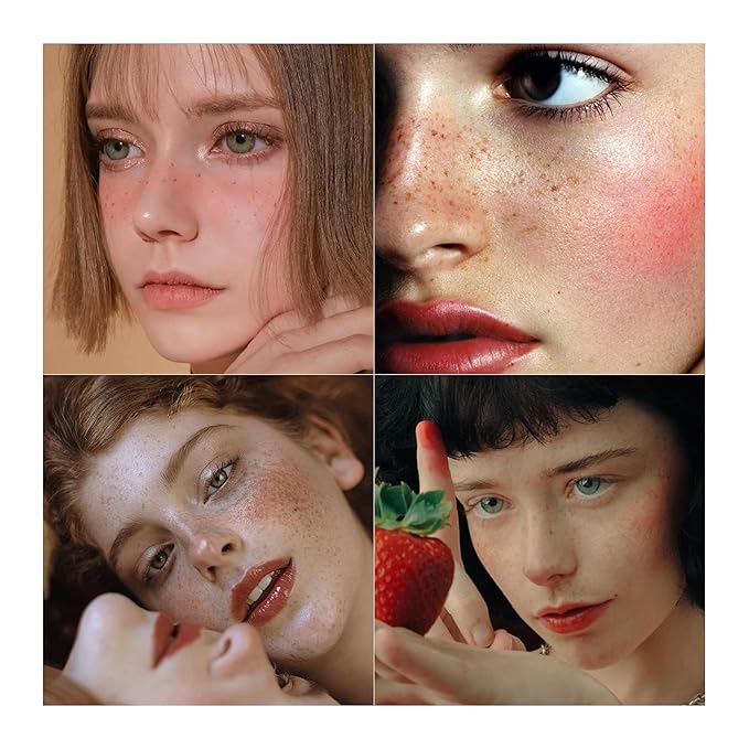 Freckle Pen 2 Colors Waterproof Long Lasting Quick Dry Small Spot Natural Like Face Freckle Makeup Pen, Dark Brown and Light Brown, Upgrade Design-BrightBean Baby