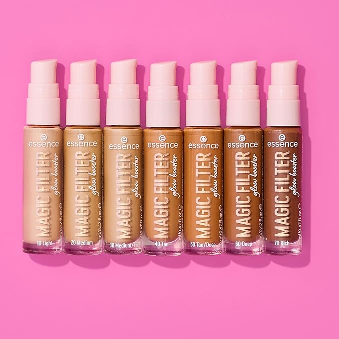 essence | Magic Filter Glow Booster | Complexion Perfector for a Radiant, Soft Focus Effect | Vegan & Cruelty Free-BrightBean Baby