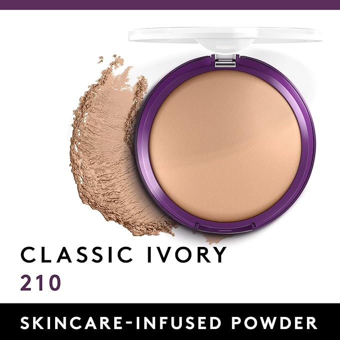 Covergirl Simply Ageless Instant Wrinkle Blurring Pressed Powder, Classic Ivory, 0.39 Oz-BrightBean Baby