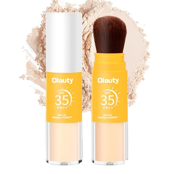 Mineral Setting Powder, Matte Oil Control Mineral Brush Powder for Face, Natural Translucent Loose Setting Powder, Lasting Lightweight Breathable Face Powder for All Skin (Translucet, 8g)-BrightBean Baby