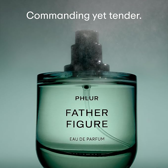 PHLUR Father Figure Eau de Parfum - Full Size Perfume Fragrance - Green Fresh Fig Perfume with Iris, Jasmine, Patchouli, Sandalwood & Vanilla (50mL)-BrightBean Baby