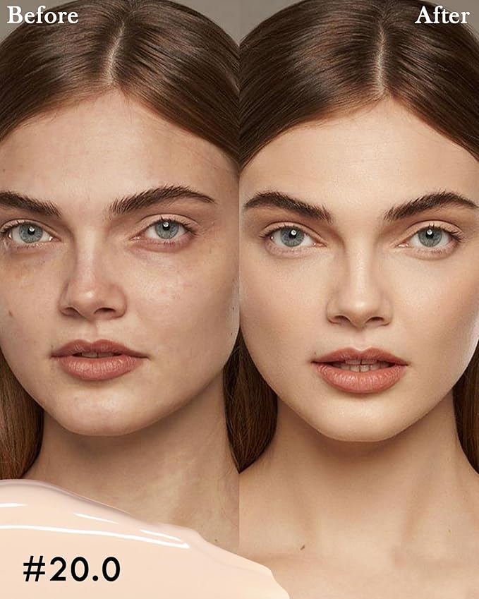 2 PCS Under Eye Concealer Full Coverage, Waterproof Color Correcting Concealer All Day Coverage Dark Circles, Puffiness, Redness, Lightweight Cream Foundation Brightener, Natural Matte Finish, Medium-BrightBean Baby