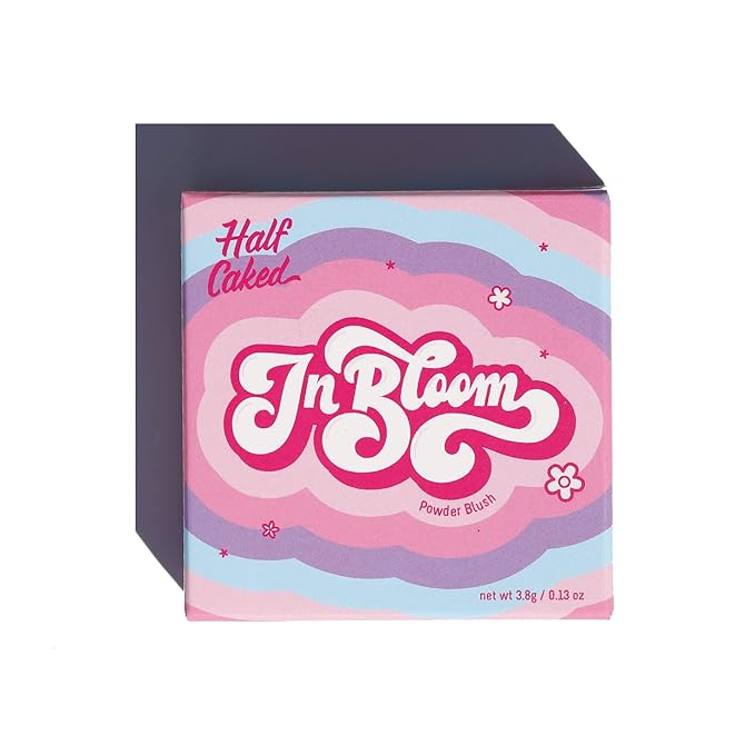Half Caked In Bloom Powder Blush | vegan & cruelty-free, fragrance-free, highly pigmented, primer-infused | 3.8g (Liv On Sunday)-BrightBean Baby