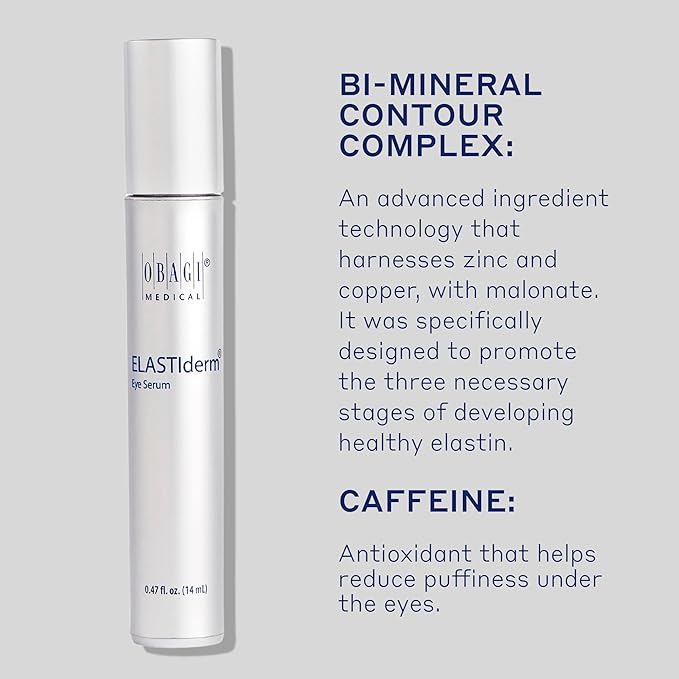 Obagi ELASTIderm Eye Serum – De-Puffing Serum with Caffeine and Bi-Mineral Contour Complex that Refreshes the Appearance of Skin Around the Eyes – 0.47 oz-BrightBean Baby