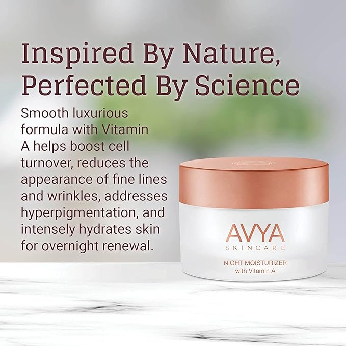 AVYA Night Moisturizer (0.34oz) - Advanced Ayurvedic Skincare/Retinol Cream with Antioxidants/Reduces Fine Lines and Wrinkles-BrightBean Baby