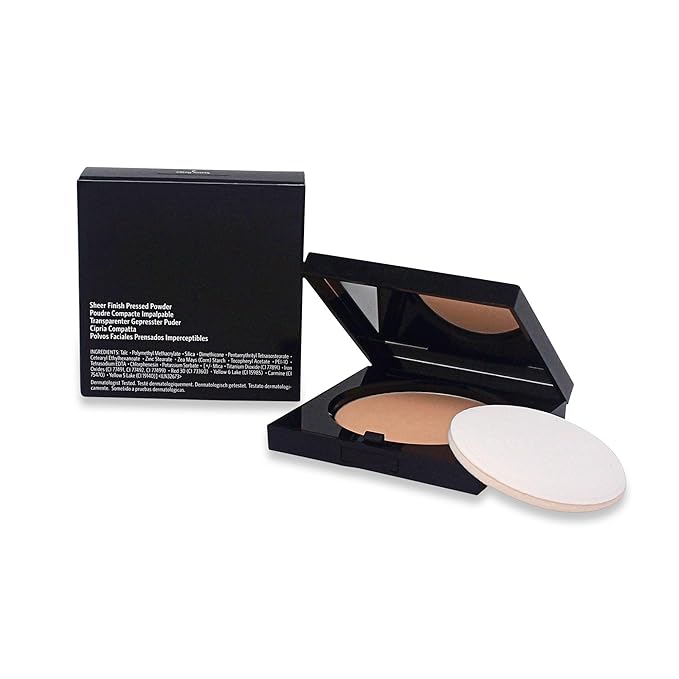 Bobbi Brown Sheer Finish Pressed Powder, No. 02 Sunny Beige, 0.38 Ounce-BrightBean Baby