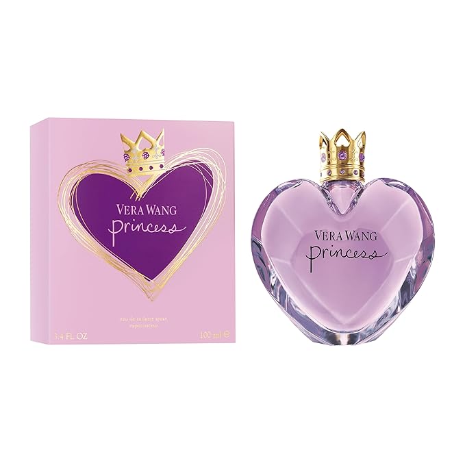 Vera Wang Princess Eau de Toilette 3.4 fl oz (Pack of 1), Notes of Apple, Quava, and Vanilla, Women's Fragrance, Long Lasting, Everyday Fragrance, Travel Size-BrightBean Baby