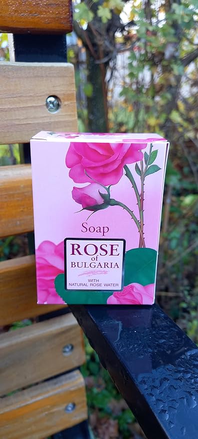 Gift set"Rose of Bulgaria" for WOMEN - HAIR SHAMPOO for Women, COSMETIC SOAP for Women, HAND CREAM with Rose Essential Oil and Rose Water-BrightBean Baby