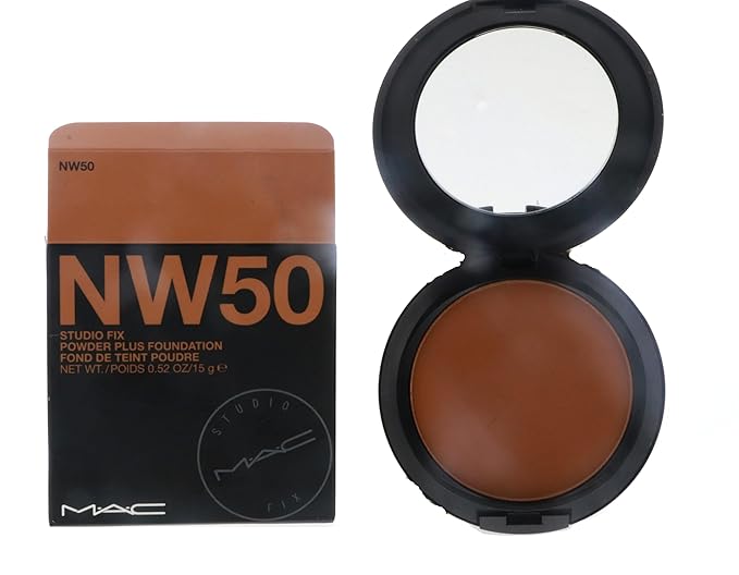 Mac Studio Fix Powder Plus Foundation Nw50 15gm/0.52 Ounce-BrightBean Baby