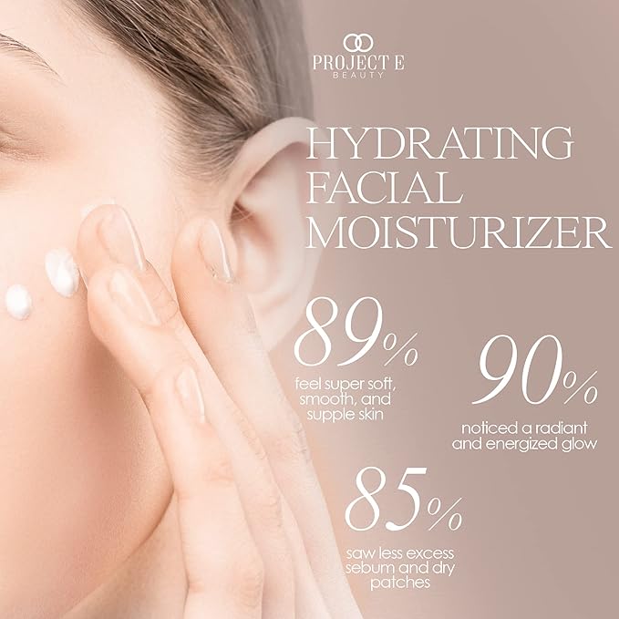 Project E Beauty Nourishing Facial Moisturizer Anti-Aging Skincare| Daily Hydration | For Face And Neck | Smooths & Softens Skin | Reduces Wrinkles & Fine Lines | For Day & Night Use | 50g-BrightBean Baby