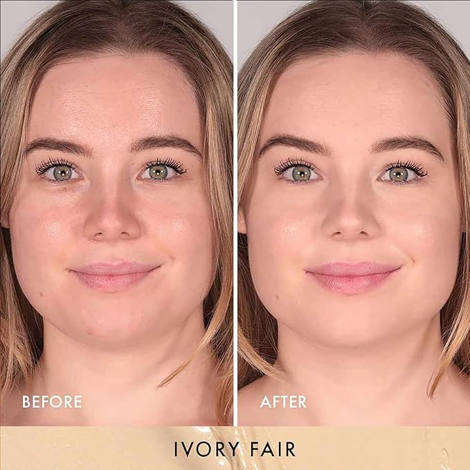 Wander Beauty Dualist Matte and Illuminating Concealer Makeup - Ivory Fair - Dual-Ended Matte Concealer Stick + Liquid Concealer - Full Coverage Concealer Brightens, Firms, & Hydrates - 0.28 fl oz-BrightBean Baby