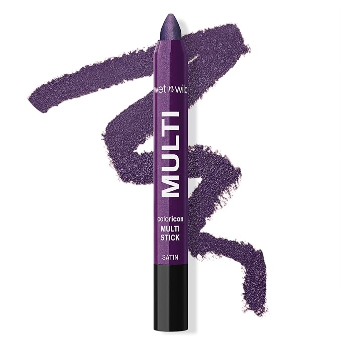 wet n wild Color Icon Cream Eyeliner Eyeshadow Multi-Stick, Moisturizing, Nourishing Velvety Cream-to-Powder Buildable & Blendable Formula, Cruelty-Free & Vegan - Royal Scam-BrightBean Baby