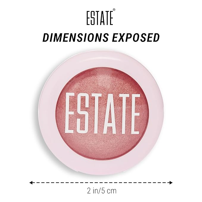 Estate Cosmetics Dew Me Baked Highlighter – Cheek, Eyes & Face Pressed Powder – 3 g (0.1 oz) (Exposed)-BrightBean Baby