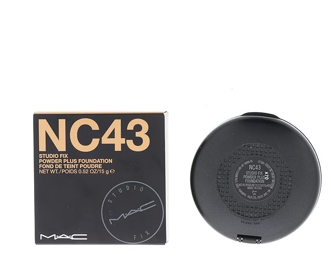 MAC Studio Fix Powder Plus Foundation - NC43 15g/0.52oz-BrightBean Baby