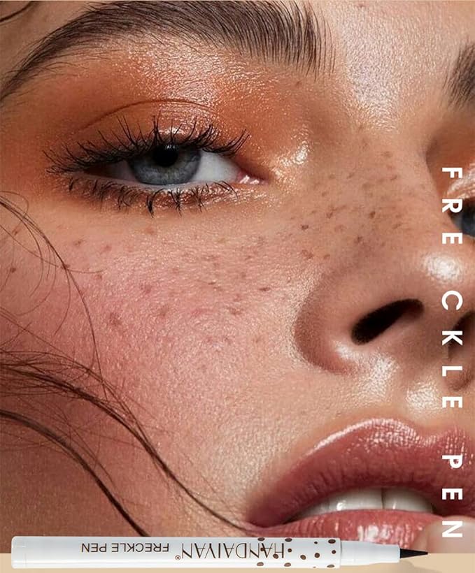 Freckle Pen 4 Colors Natural Freckle Pen Fake Freckle Pen Waterproof Long Lasting Soft Spots Natural Relaxing Sun Makeup (Chestnut)-BrightBean Baby