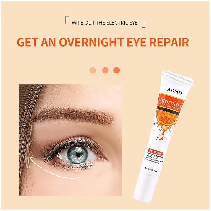 Eye Cream Vitamin C Eye Care Anti-Aging Against Wrinkles and Dark Circles Effective Anti-Aging Moisturizes Reduces Puffiness Dark Circles-BrightBean Baby