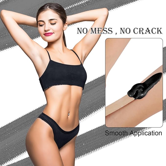 80oz Hard Wax Beads - Quick Hair Removal Waxing - Body, Leg, Back, Bikini - SPA Soft Waxness Salon At Home - Corase Hair Remove for Women Men-BrightBean Baby